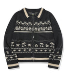 [2-WAY] Cherry Crop Zip-Up Cardigan