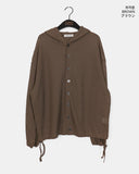 [MADE] Polon String See-through Hood Cardigan