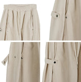 Denen Button Brushed Corduroy Pants