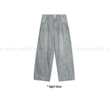 CURVE-LINE REVERSE DENIM