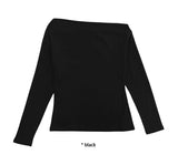 SLIM OFF SHOULDER T