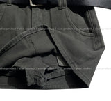 Bestie Low-rise Cotton Skirt (+belt set)