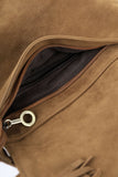 hippie suede tassel bag