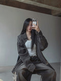 Kench incisional balloon denim pants