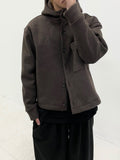 Uni Crop Hoodie Short Coat