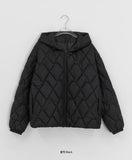 Kotanna Quilted Hooded Padded Jumper