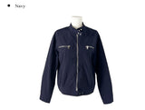 Hank Biker Nylon Windbreaker Jacket
