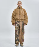 Paneled Down Short Jacket