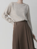 Wool Whole Garment Round Knit