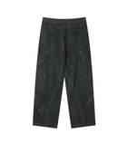 CURVED POCKET CARGO PANTS