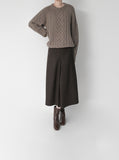 [Premium] Peanut Wool Cable Knit