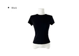 [Planning] Leju Slim Round Cotton Short Sleeve T-Shirt