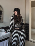 Pierre Stripe Set-Up String Pants