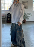Stitch Line Over Long Sleeve