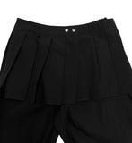 SNAP BUTTON PLEATS SK PT