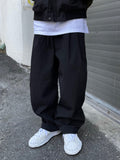MO nylon tapered balloon pants