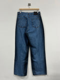 Oil Washed Wide Denim