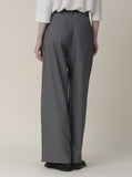 [Premium] High-Waist Pintuck Wide Pants