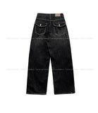 Kiny Adjust Pintuck Denim Pants