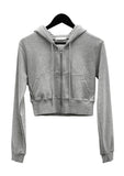 Isen Crop Hooded Zip-up