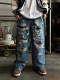Vintage Badly Ruined Jeans