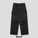 Mute Dyeing Wide Cargo Pants