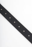 black buckle belt