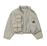 Cargo Nylon Short Jacket