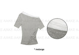 LACE OFFSET TEE