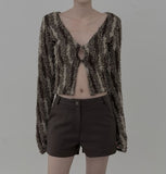 Coconuts Slit Knit Cardigan