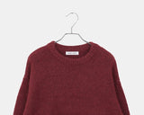 [MADE] Lati Basic Wool Round Loose Fit Long Sleeve Knit