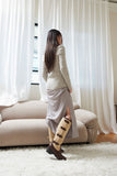 belt detail long boots