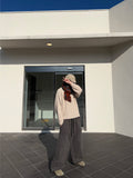 Cotton Waffle Round Knit