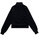 (WOOL) KNIT FUR ZIP-UP