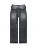 DARK KNEE RIP DENIM