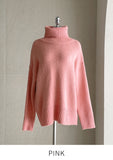 Lalad Plain Turtleneck Knit