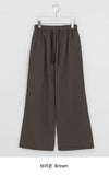 [BAONHAUS] Denin Cotton Semi-Bootcut Pants