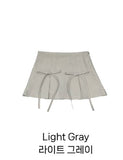 Double Ribbon Mini Skirt