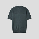 Base Two-Pocket Collared Short Sleeve Knit