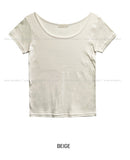 [U-BASIC] Everyday U-neck Loose T-shirt