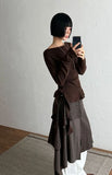 BUTTON PLAY PANEL SKIRT