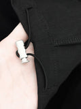 Carpenter Rivet Curved Banding Pants