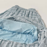 Tiered Frill Sleeveless A-line Banding Long Skirt Two-Piece Set Vacation Look