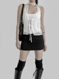 Scarf chiffon bustier