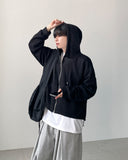 Love One Crop Hood Zip-Up