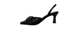 EYELET BUCKLE SLINGBACK