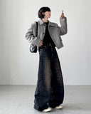 Coil Dark Blue Wide Denim