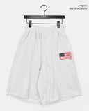 Tiken Stars and Stripes Print Banding Bermuda Pants