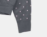 Vda Dot Color Matching Knit Cardigan