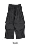 Kyren Balloon Pintuck Denim Pants